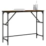 Mesa consola madera de ingeniería roble ahumado 100x32x75 cm de , Mesas auxiliares - Ref: Foro24-834057, Precio: 42,27 €, Des...