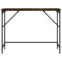 Mesa consola madera de ingeniería roble ahumado 100x32x75 cm de , Mesas auxiliares - Ref: Foro24-834057, Precio: 42,27 €, Des...