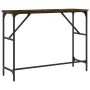 Konsole aus geräucherter Eichen-Ingenieurholz 100x32x75 cm. von , Seitentische - Ref: Foro24-834057, Preis: 42,27 €, Rabatt: %