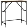 Konsole aus geräucherter Eichen-Ingenieurholz 75x32x75 cm. von , Seitentische - Ref: Foro24-834062, Preis: 39,34 €, Rabatt: %