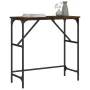 Konsole aus geräucherter Eichen-Ingenieurholz 75x32x75 cm. von , Seitentische - Ref: Foro24-834062, Preis: 39,34 €, Rabatt: %