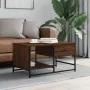 Engineered wood brown oak coffee table 85.5x51x45 cm by , Coffee table - Ref: Foro24-835343, Price: 39,64 €, Discount: %