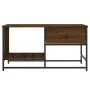 Engineered wood brown oak coffee table 85.5x51x45 cm by , Coffee table - Ref: Foro24-835343, Price: 39,64 €, Discount: %
