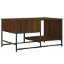 Engineered wood brown oak coffee table 85.5x51x45 cm by , Coffee table - Ref: Foro24-835343, Price: 39,64 €, Discount: %