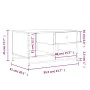 Mesa de centro madera de ingeniería roble marrón 85,5x51x45 cm de , Mesas de centro - Ref: Foro24-835343, Precio: 39,64 €, De...