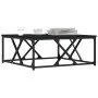 Mesa de centro madera contrachapada negro 70x70x30 cm de , Mesas de centro - Ref: Foro24-835369, Precio: 57,11 €, Descuento: %