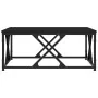 Mesa de centro madera contrachapada negro 70x70x30 cm de , Mesas de centro - Ref: Foro24-835369, Precio: 57,11 €, Descuento: %