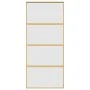 Schiebetür aus goldfarbenem ESG-Milchglas und Aluminium 90x205cm. von , Türen für zu Hause - Ref: Foro24-155182, Preis: 211,9...