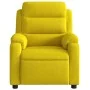 Sillón de masaje reclinable de terciopelo amarillo de , Sillones - Ref: Foro24-373518, Precio: 228,62 €, Descuento: %
