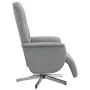 Massage-Fernsehsessel mit Fußstütze, hellgrauem Stoff. von , Sessel - Ref: Foro24-356573, Preis: 238,56 €, Rabatt: %