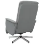 Massage-Fernsehsessel mit Fußstütze, hellgrauem Stoff. von , Sessel - Ref: Foro24-356573, Preis: 238,56 €, Rabatt: %