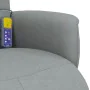 Massage-Fernsehsessel mit Fußstütze, hellgrauem Stoff. von , Sessel - Ref: Foro24-356573, Preis: 238,56 €, Rabatt: %