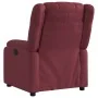 Sillón reclinable de tela rojo tinto de , Sillones - Ref: Foro24-373539, Precio: 222,98 €, Descuento: %