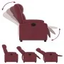 Sillón reclinable de tela rojo tinto de , Sillones - Ref: Foro24-373539, Precio: 222,98 €, Descuento: %