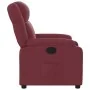 Sillón reclinable de tela rojo tinto de , Sillones - Ref: Foro24-373539, Precio: 222,98 €, Descuento: %