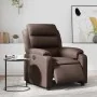 Sillón reclinable eléctrico de cuero sintético marrón de , Sillones - Ref: Foro24-3205030, Precio: 269,54 €, Descuento: %