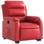 Sillón reclinable elevable cuero artificial rojo de , Sillones - Ref: Foro24-3205047, Precio: 283,58 €, Descuento: %