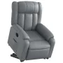 Verstellbarer Aufsteh-Ledersessel in Grau von , Sessel - Ref: Foro24-3205267, Preis: 290,75 €, Rabatt: %