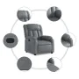 Verstellbarer Aufsteh-Ledersessel in Grau von , Sessel - Ref: Foro24-3205267, Preis: 290,75 €, Rabatt: %