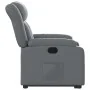 Sillón reclinable elevable cuero artificial gris de , Sillones - Ref: Foro24-3205267, Precio: 290,75 €, Descuento: %