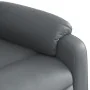 Sillón reclinable elevable cuero artificial gris de , Sillones - Ref: Foro24-3205267, Precio: 290,75 €, Descuento: %