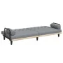 Light gray fabric sofa bed with armrests by , Sofas - Ref: Foro24-351937, Price: 271,46 €, Discount: %