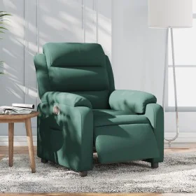 Sillón reclinable eléctrico de terciopelo verde oscuro de , Sillones - Ref: Foro24-3205072, Precio: 261,25 €, Descuento: %
