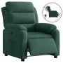 Sillón reclinable eléctrico de terciopelo verde oscuro de , Sillones - Ref: Foro24-3205072, Precio: 261,25 €, Descuento: %