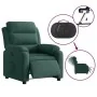Sillón reclinable eléctrico de terciopelo verde oscuro de , Sillones - Ref: Foro24-3205072, Precio: 261,25 €, Descuento: %