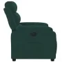 Sillón reclinable eléctrico de terciopelo verde oscuro de , Sillones - Ref: Foro24-3205072, Precio: 261,25 €, Descuento: %