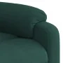 Sillón reclinable eléctrico de terciopelo verde oscuro de , Sillones - Ref: Foro24-3205072, Precio: 261,25 €, Descuento: %