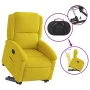 Sillón reclinable elevable terciopelo amarillo de , Sillones - Ref: Foro24-3204307, Precio: 273,35 €, Descuento: %