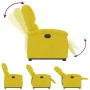 Sillón reclinable elevable terciopelo amarillo de , Sillones - Ref: Foro24-3204307, Precio: 273,35 €, Descuento: %