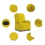 Sillón reclinable elevable terciopelo amarillo de , Sillones - Ref: Foro24-3204307, Precio: 273,35 €, Descuento: %