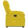 Sillón reclinable elevable terciopelo amarillo de , Sillones - Ref: Foro24-3204307, Precio: 273,35 €, Descuento: %