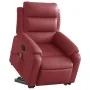 Sillón reclinable de masaje de pie cuero artificial rojo tinto de , Sillones - Ref: Foro24-3205053, Precio: 336,36 €, Descuen...
