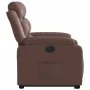 Sillón reclinable elevable eléctrico de cuero sintético marrón de , Sillones - Ref: Foro24-3205058, Precio: 351,53 €, Descuen...