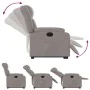 Electric reclining and lifting armchair in taupe gray fabric by , Armchairs - Ref: Foro24-3205348, Price: 361,48 €, Discount: %