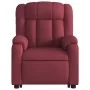 Electric lift massage armchair in burgundy fabric by , Armchairs - Ref: Foro24-3205355, Price: 355,10 €, Discount: %