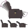 Elektrischer, verstellbarer, aufklappbarer Massagesessel aus dunkelbraunem Stoff. von , Sessel - Ref: Foro24-3204637, Preis: ...