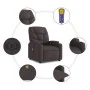 Elektrischer, verstellbarer, aufklappbarer Massagesessel aus dunkelbraunem Stoff. von , Sessel - Ref: Foro24-3204637, Preis: ...