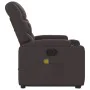 Elektrischer, verstellbarer, aufklappbarer Massagesessel aus dunkelbraunem Stoff. von , Sessel - Ref: Foro24-3204637, Preis: ...