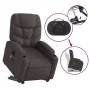 Elektrischer, verstellbarer, aufklappbarer Massagesessel aus dunkelbraunem Stoff. von , Sessel - Ref: Foro24-3204637, Preis: ...