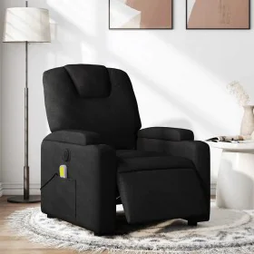 Black electric massage recliner chair by , Armchairs - Ref: Foro24-3204358, Price: 300,70 €, Discount: %