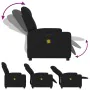 Sillón reclinable de masaje eléctrico tela negro de , Sillones - Ref: Foro24-3204358, Precio: 300,70 €, Descuento: %