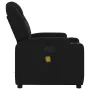 Sillón reclinable de masaje eléctrico tela negro de , Sillones - Ref: Foro24-3204358, Precio: 300,70 €, Descuento: %