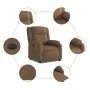 Elektrischer brauner Stoff-Fernsehsessel von , Sessel - Ref: Foro24-3205182, Preis: 289,49 €, Rabatt: %