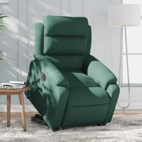 Dark green velvet electric reclining lift chair by , Armchairs - Ref: Foro24-3205116, Price: 344,78 €, Discount: %