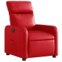 Sillón reclinable eléctrico de cuero sintético rojo de , Sillones - Ref: Foro24-3206740, Precio: 278,34 €, Descuento: %