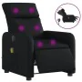 Sillón de masaje reclinable eléctrico cuero sintético negro de , Sillones - Ref: Foro24-3206742, Precio: 272,18 €, Descuento: %